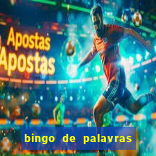 bingo de palavras 3 ano